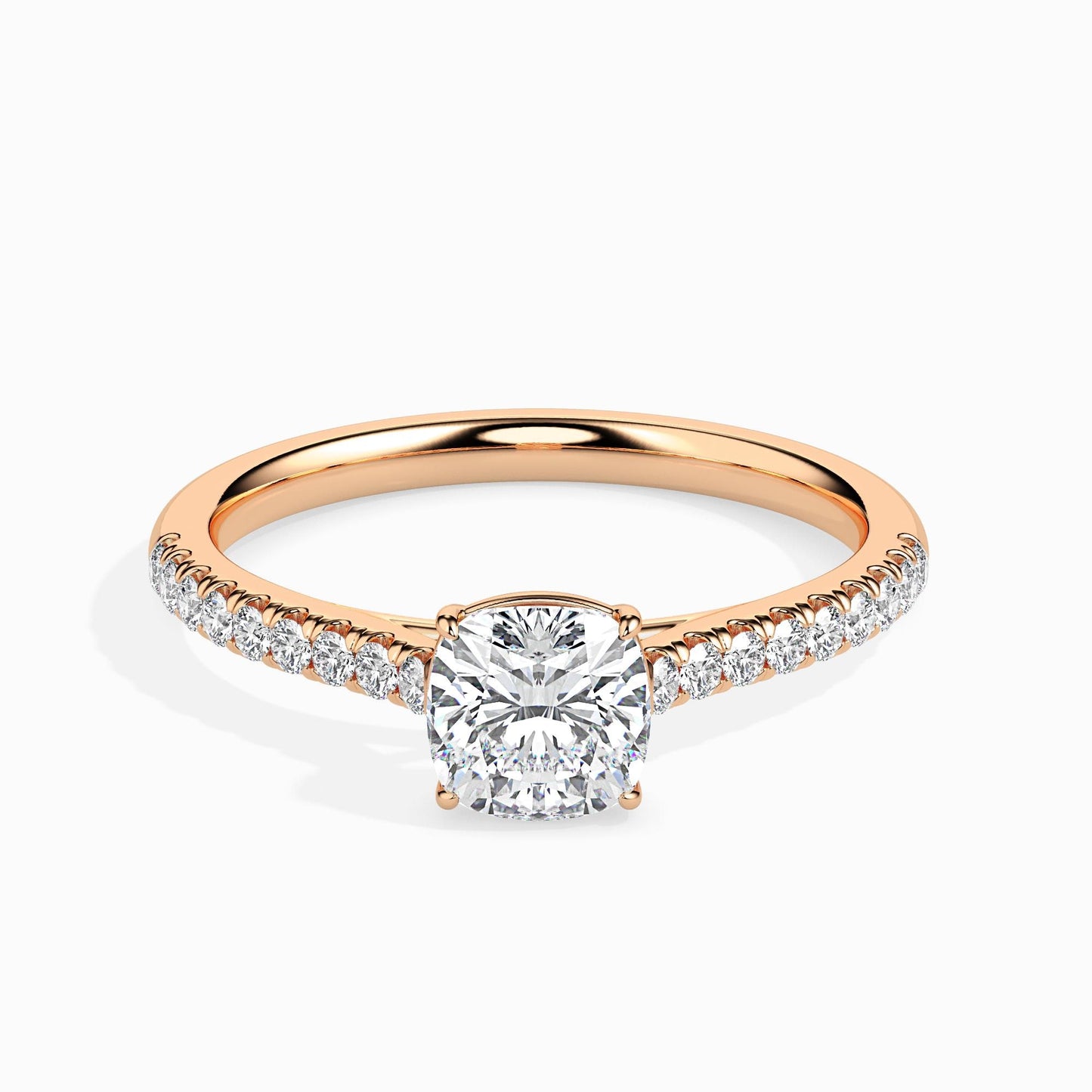Cushion Cut Diamond Engagement Ring