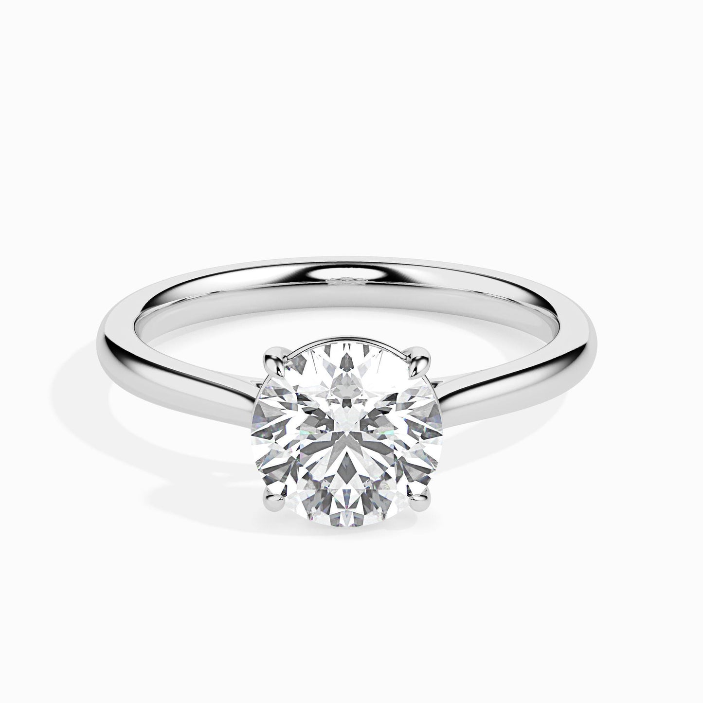 Round Cut Solitaire Ring