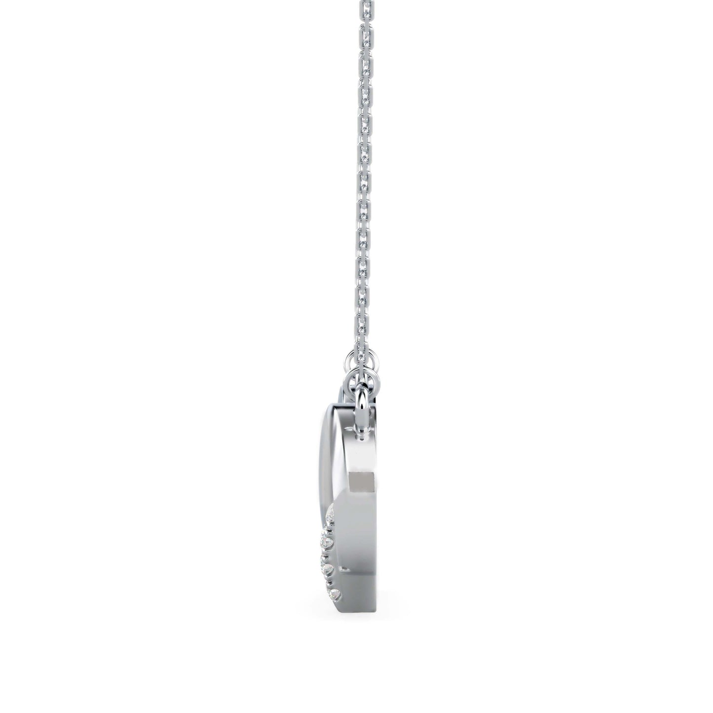 Infinity Cross Diamond Pendant Necklace