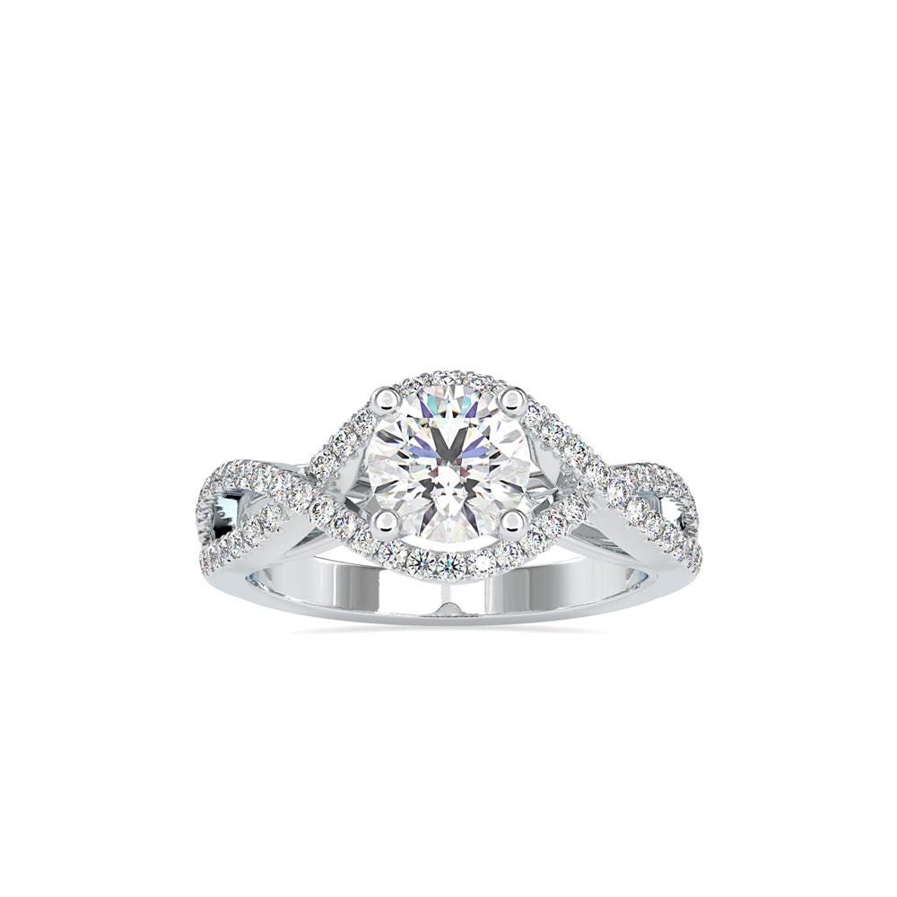 Infinity Twist Diamond Ring