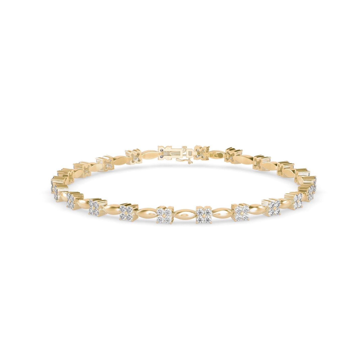 Twist Link Tennis Bracelet
