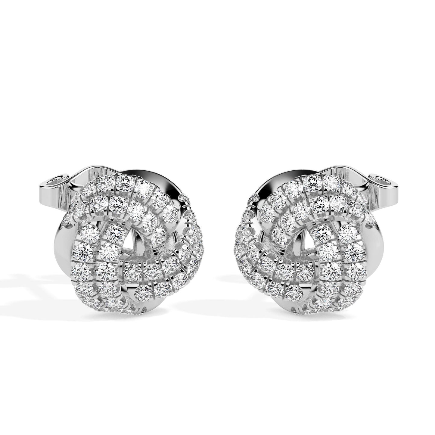 Luxury Knot Stud Earrings