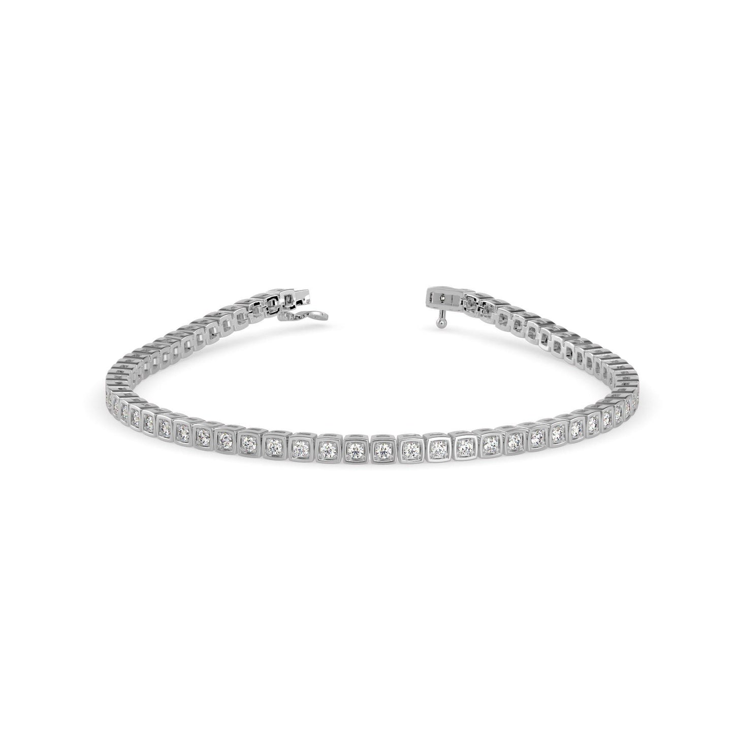 Classic Diamond Tennis Bracelet Box Set Design