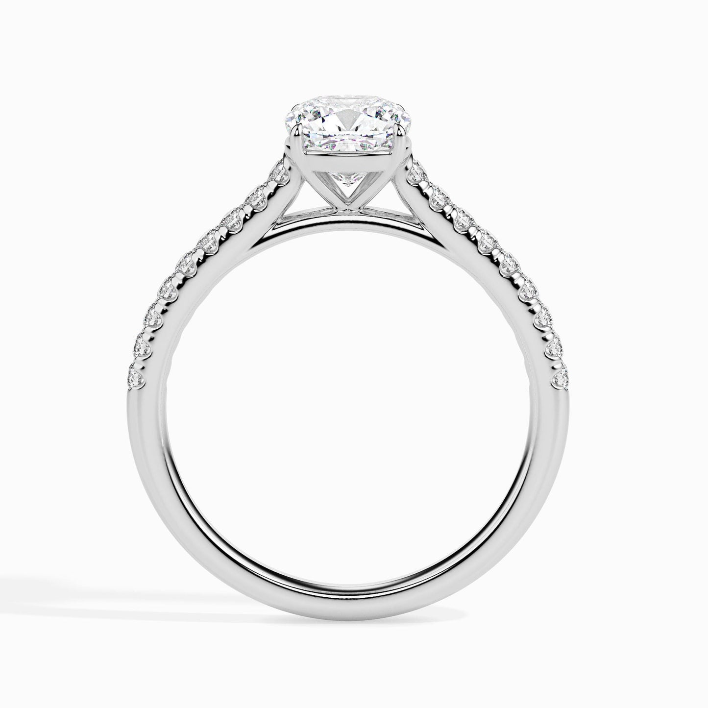 Cushion Cut Diamond Engagement Ring