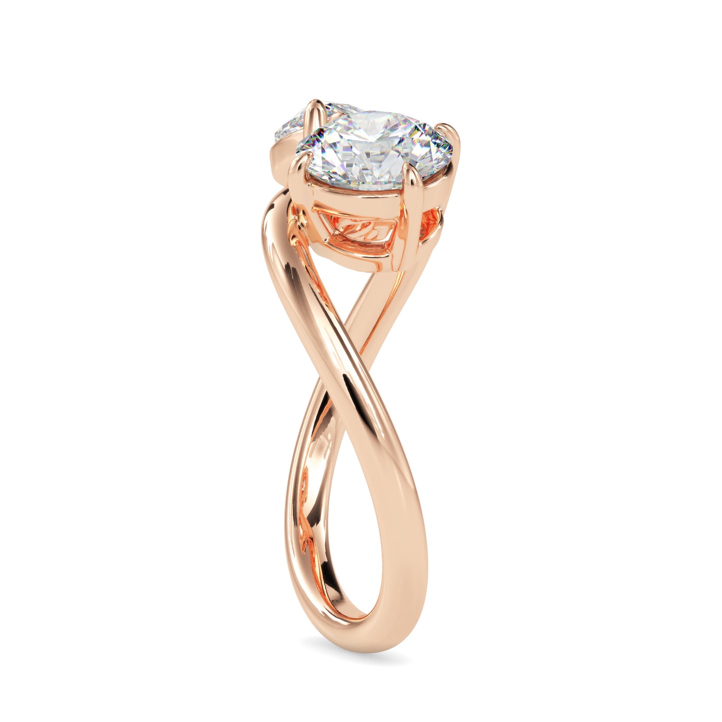 Round & Pear Cut Toi et Moi Ring