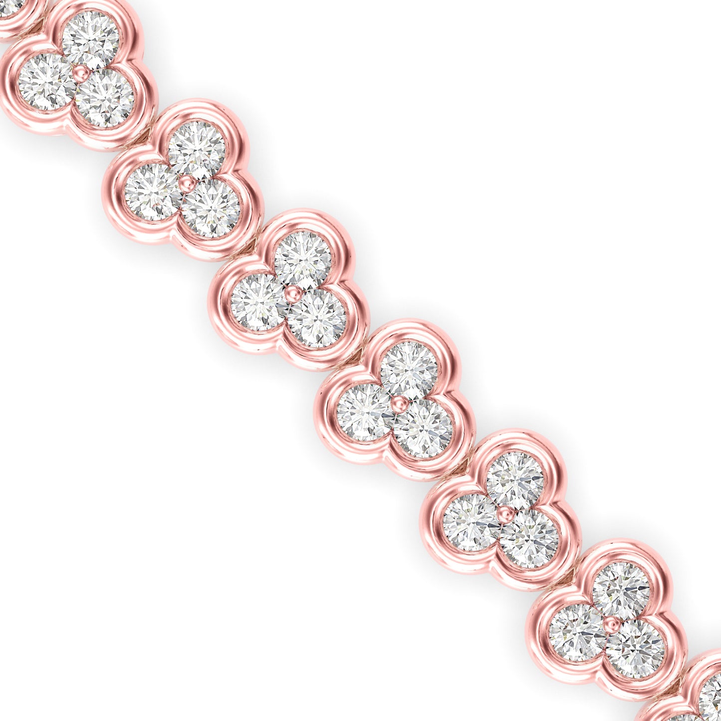 Heart Diamond Tennis Bracelet