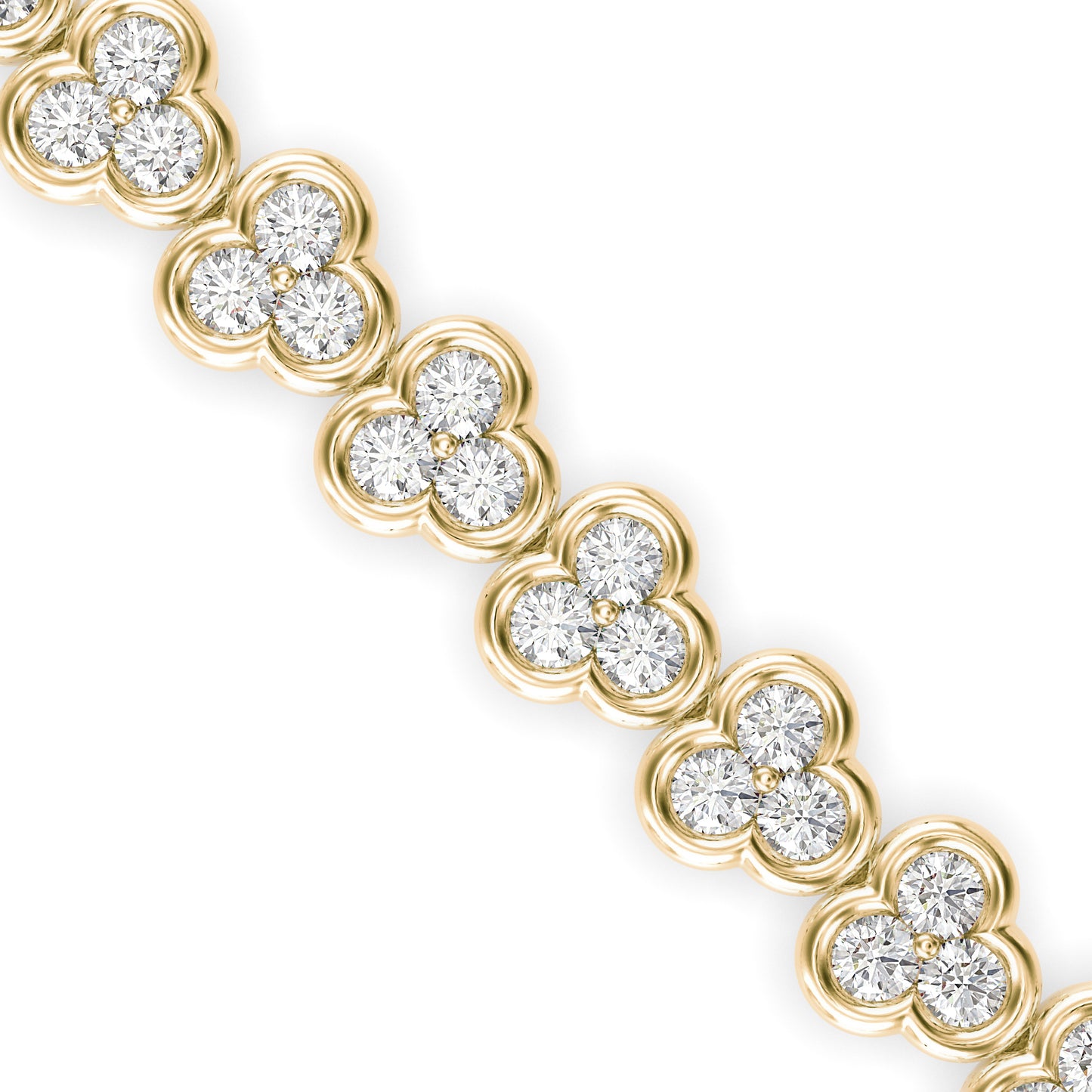 Heart Diamond Tennis Bracelet