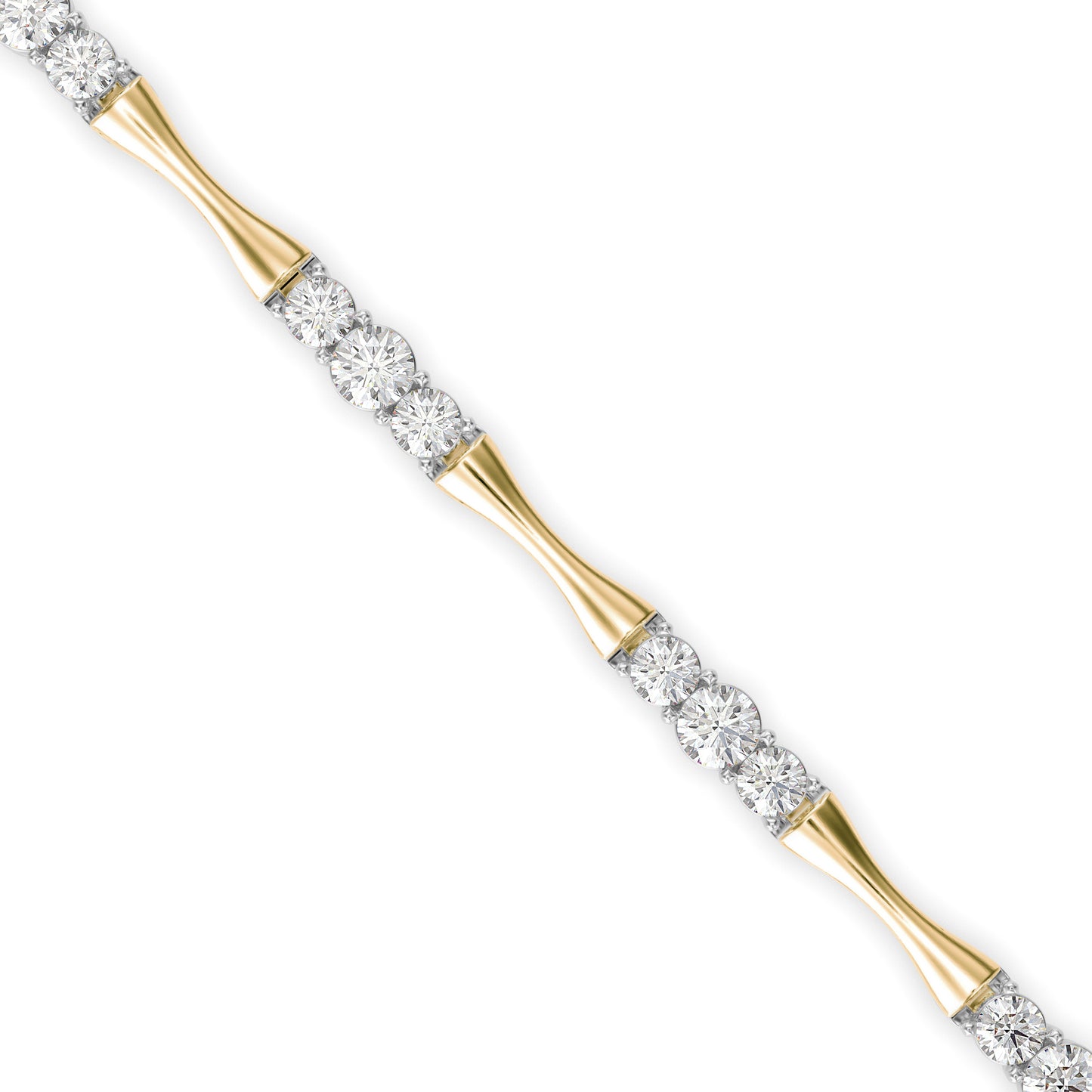 Tapered Diamond Tennis Bracelet