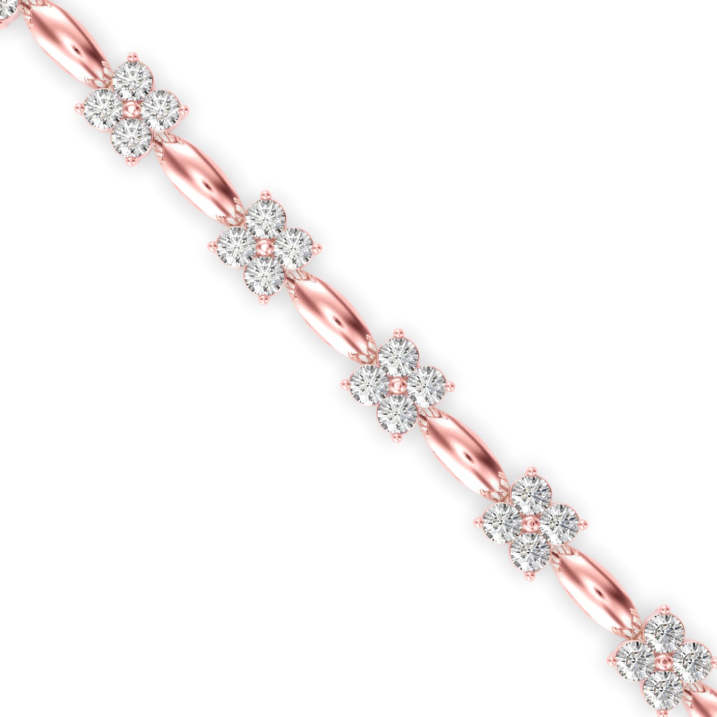 Twist Link Tennis Bracelet