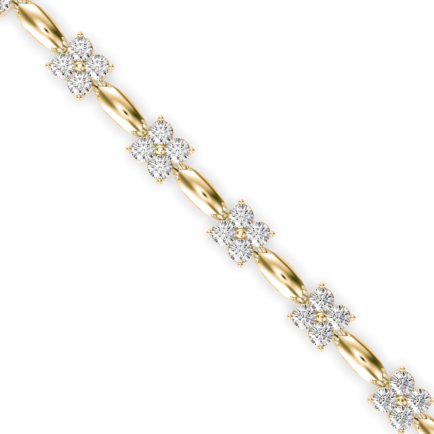 Twist Link Tennis Bracelet