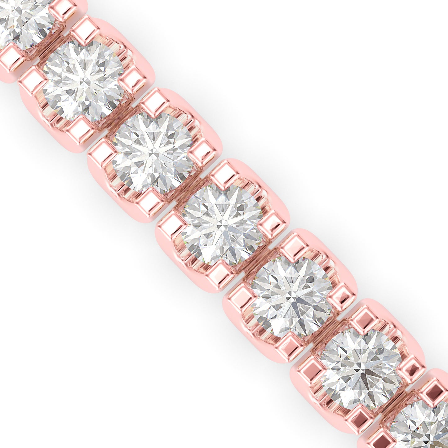 Classic Single-Row Diamond Tennis Bracelet