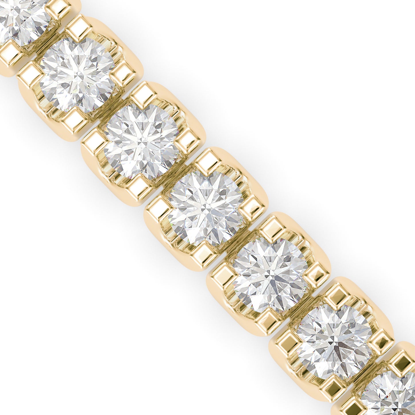 Classic Single-Row Diamond Tennis Bracelet