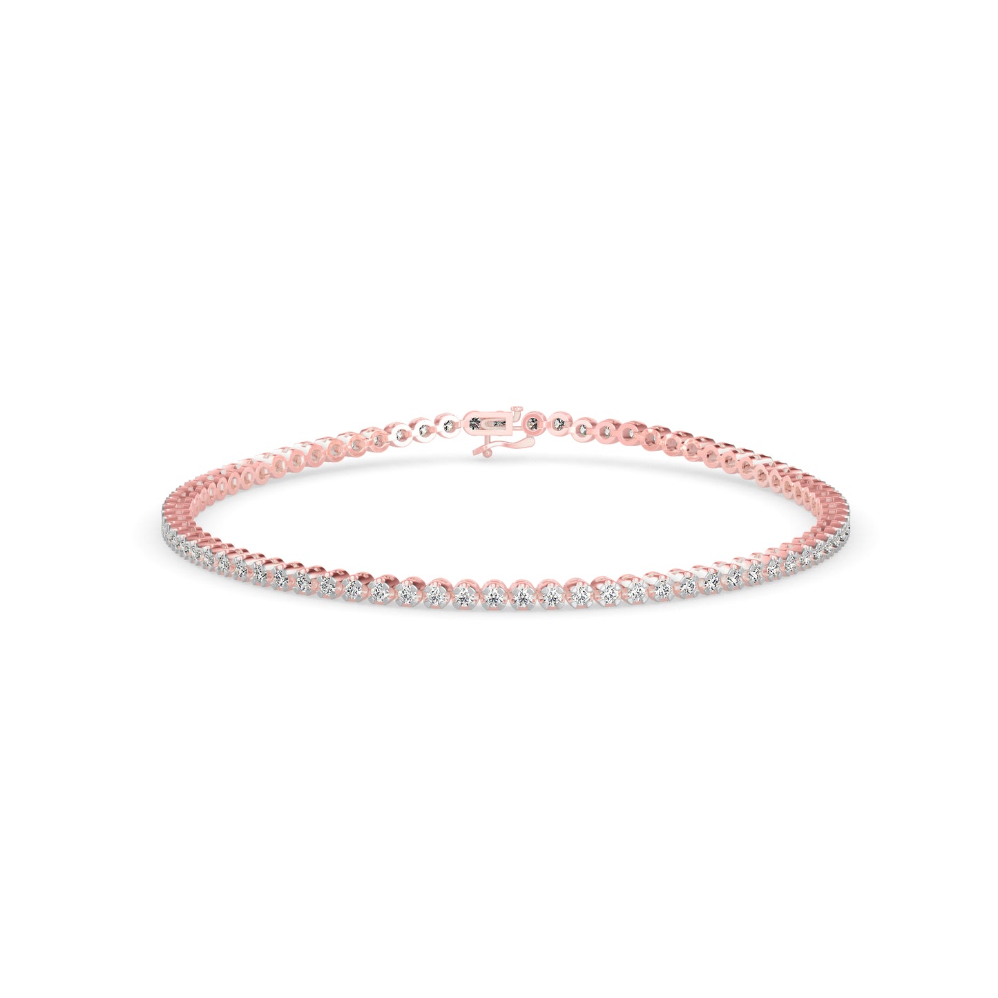 Classic Round Diamond Tennis Bracelet
