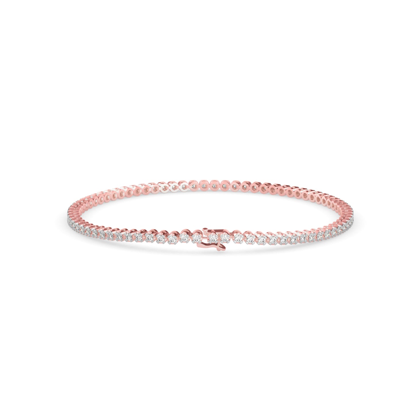 Classic Round Diamond Tennis Bracelet
