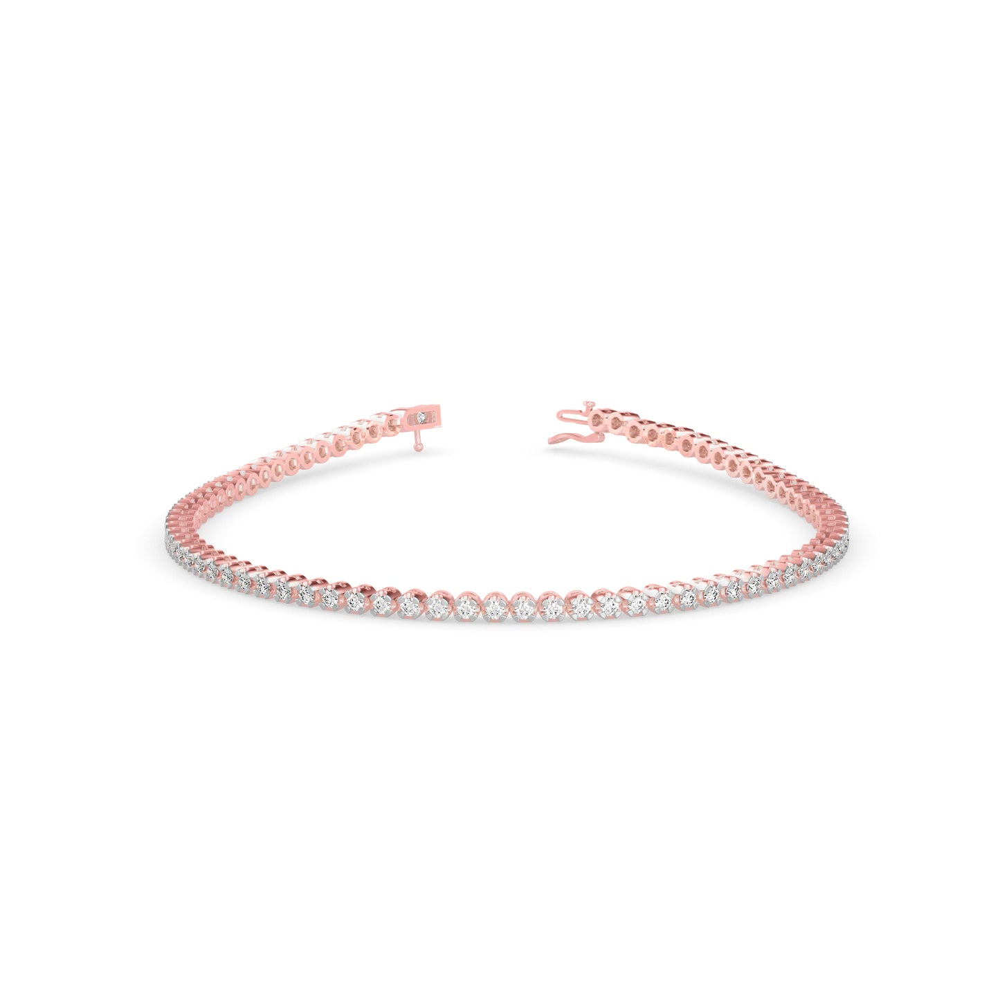 Classic Round Diamond Tennis Bracelet