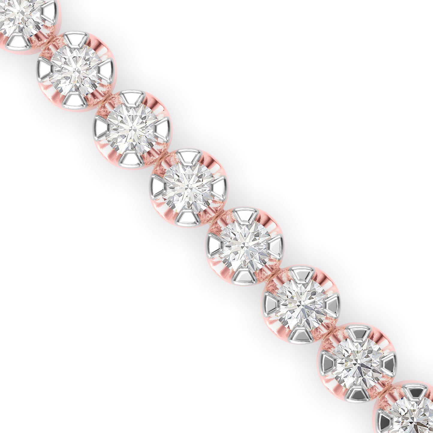 Classic Round Diamond Tennis Bracelet