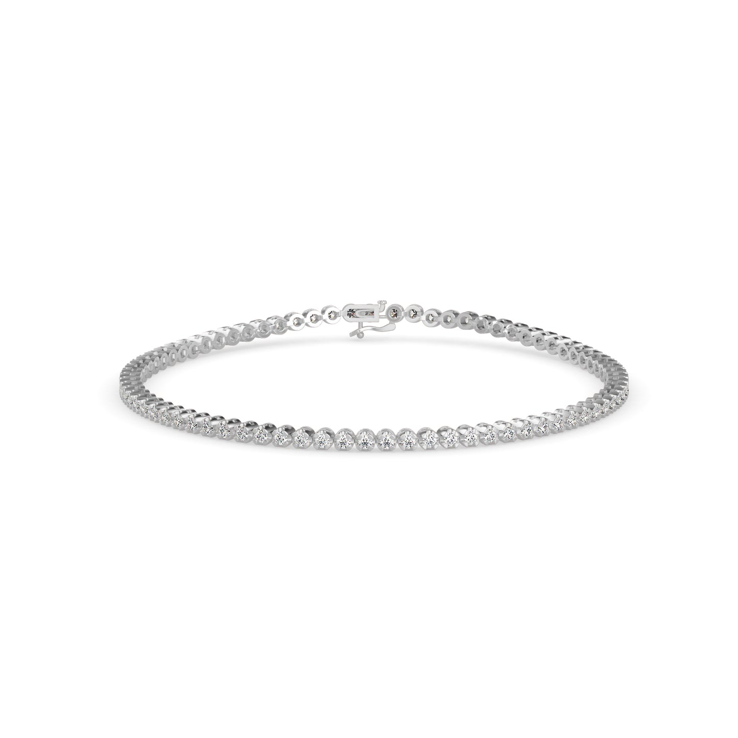 Classic Round Diamond Tennis Bracelet