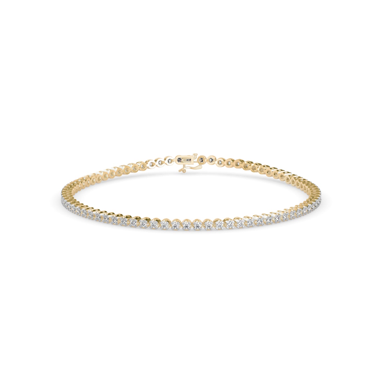 Classic Round Diamond Tennis Bracelet