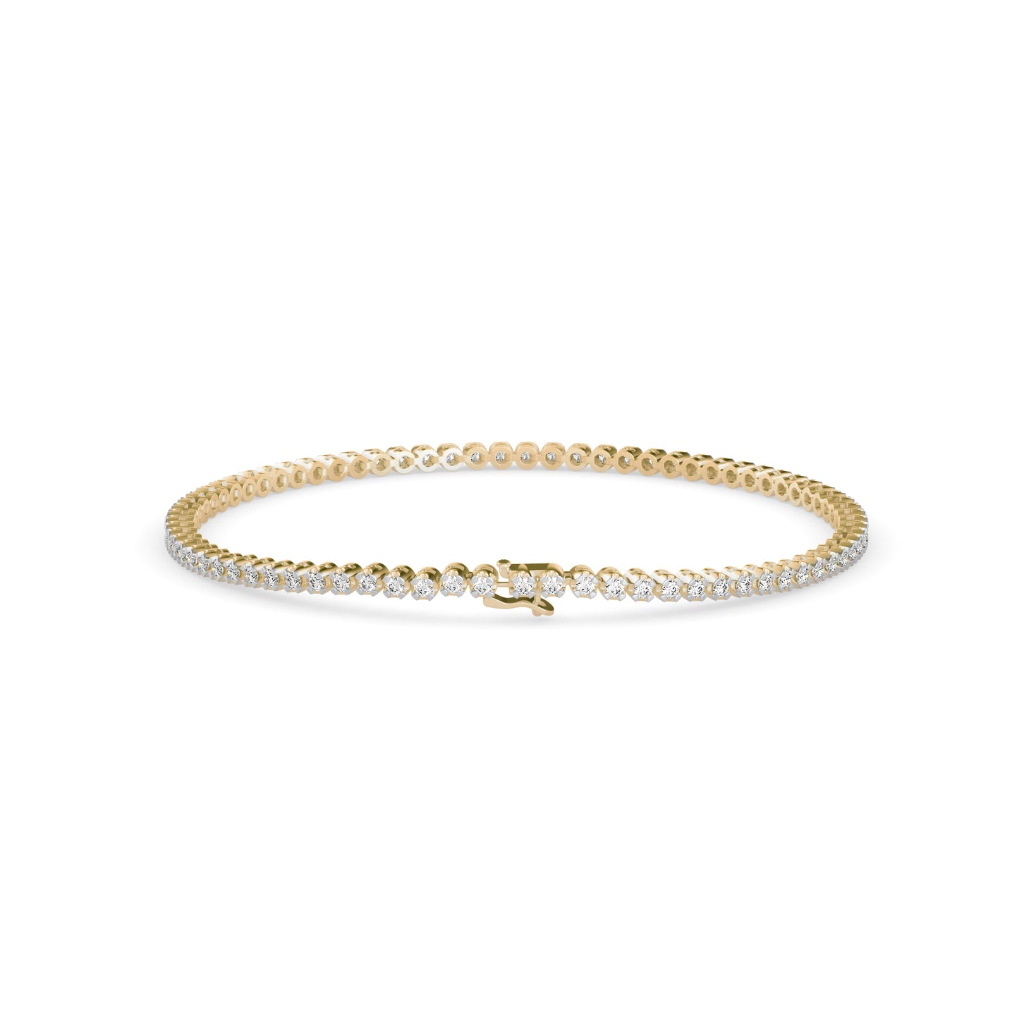 Classic Round Diamond Tennis Bracelet