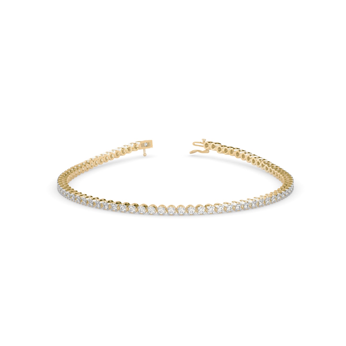 Classic Round Diamond Tennis Bracelet