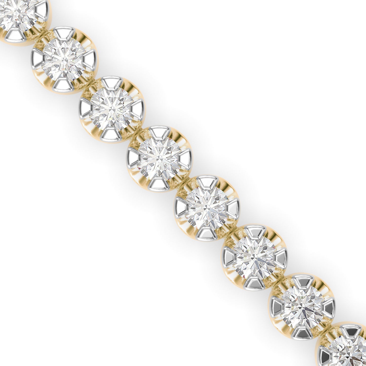 Classic Round Diamond Tennis Bracelet