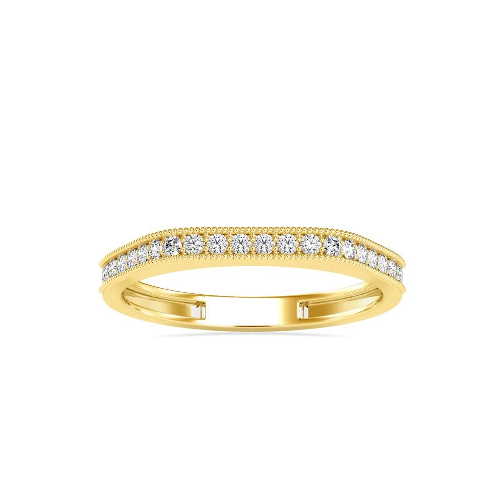 Milgrain Stackable Wedding Band