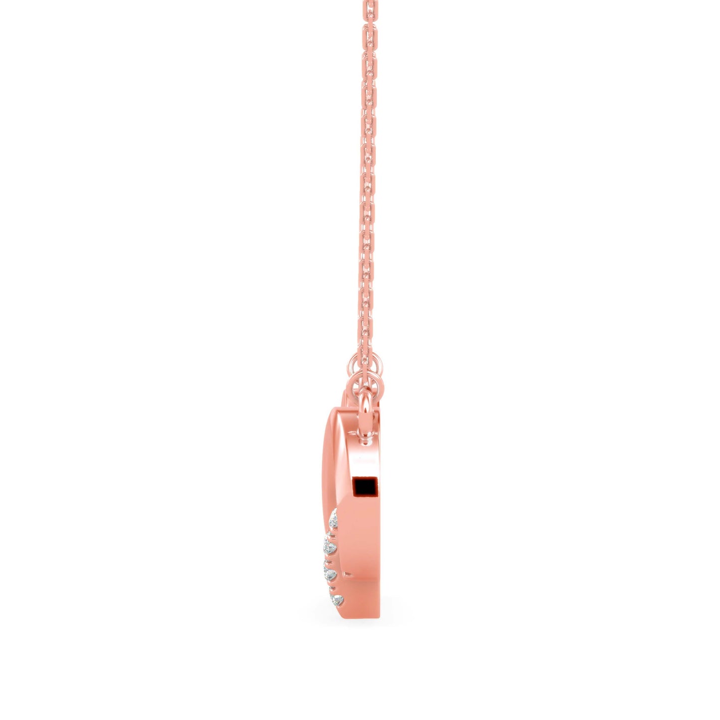 Infinity Cross Diamond Pendant Necklace