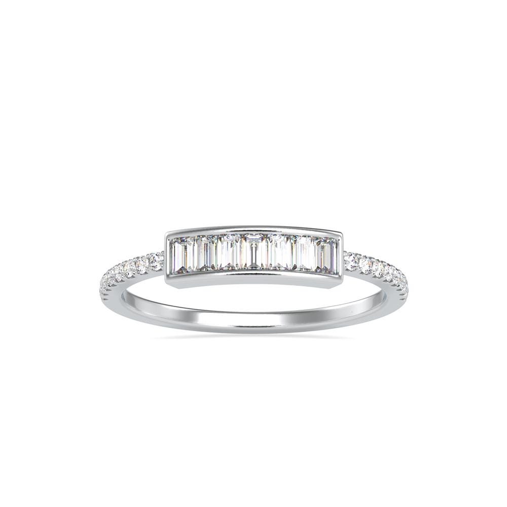 Baguette Diamond Bar Ring