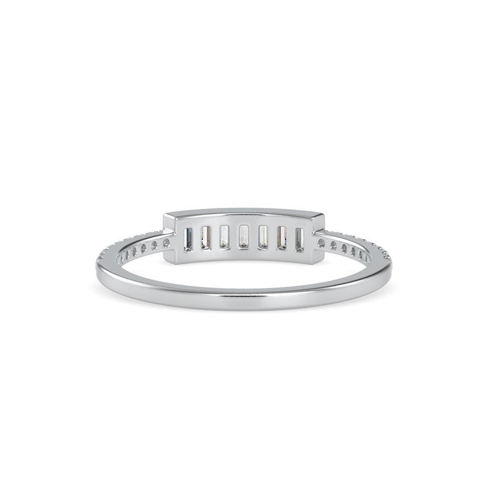 Baguette Diamond Bar Ring