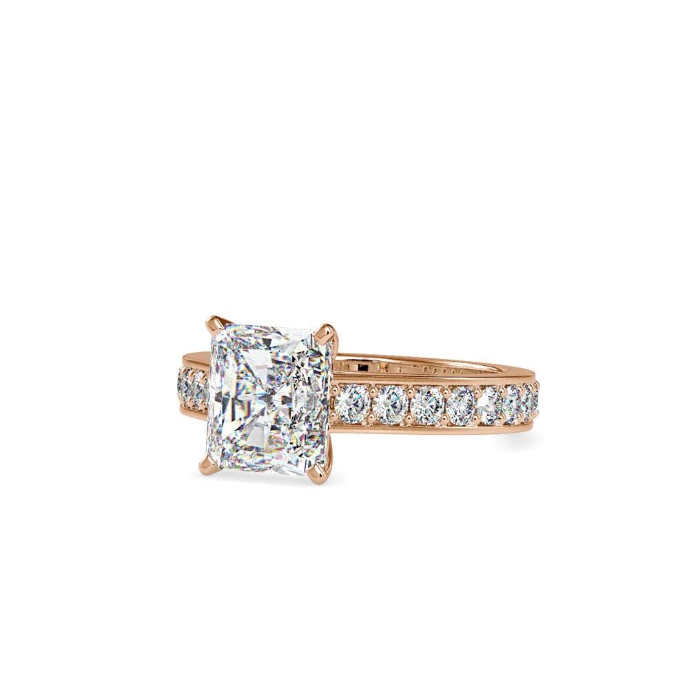 Radiant Cut Diamond Engagement Ring