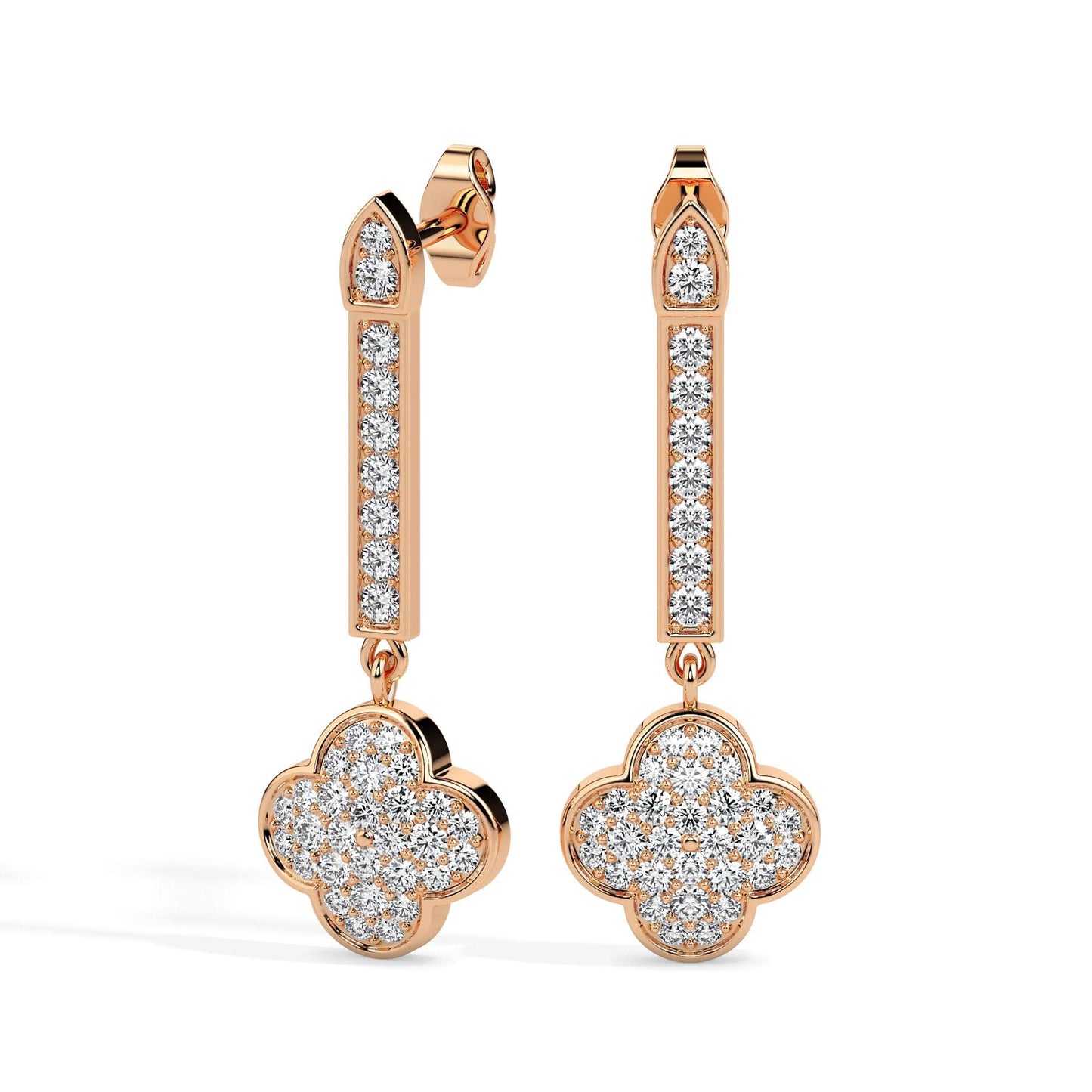 Clover Drop Earrings