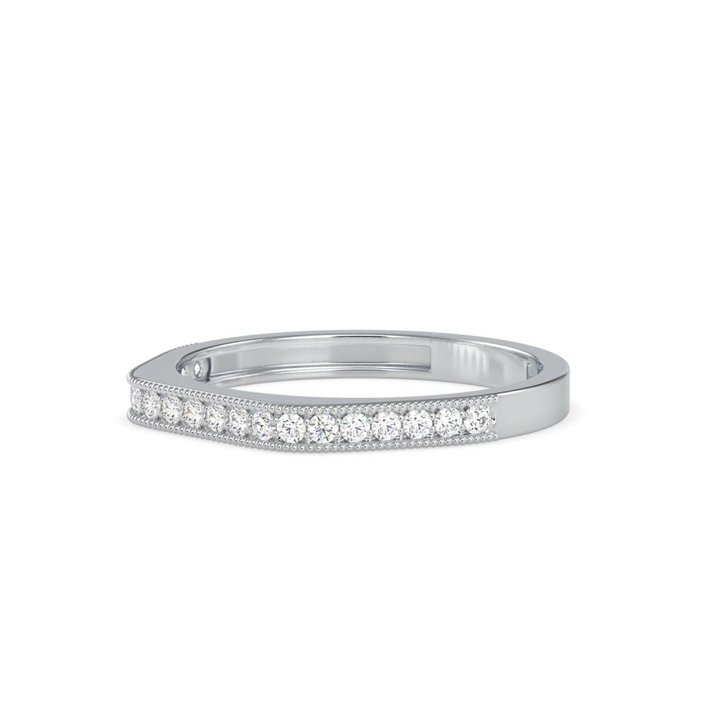 Milgrain Stackable Wedding Band
