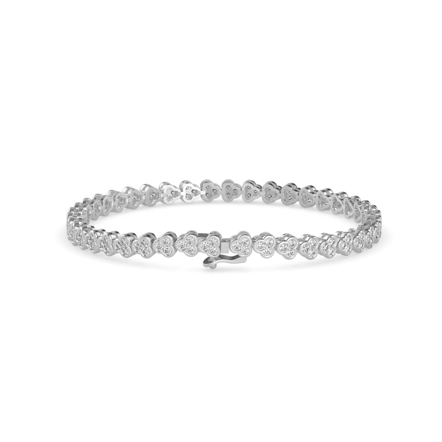 Heart Diamond Tennis Bracelet