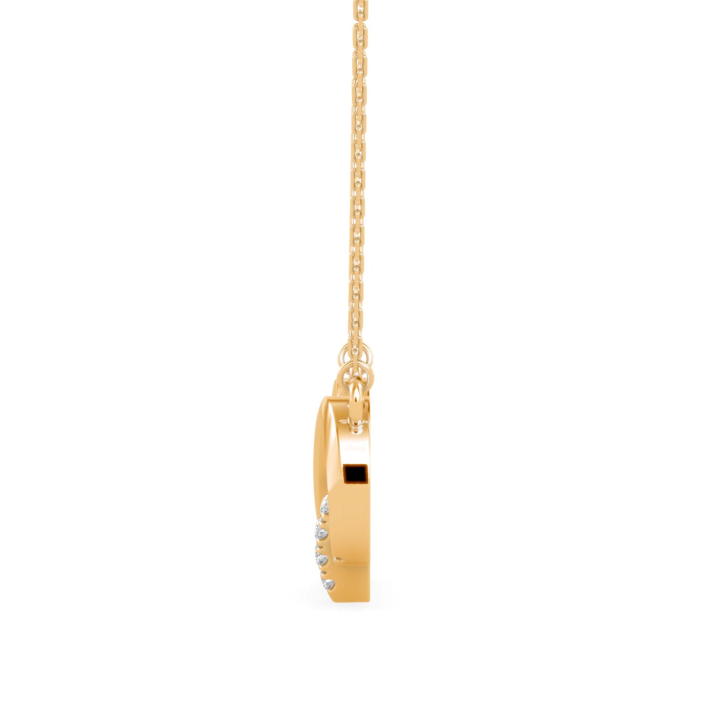 Infinity Cross Diamond Pendant Necklace