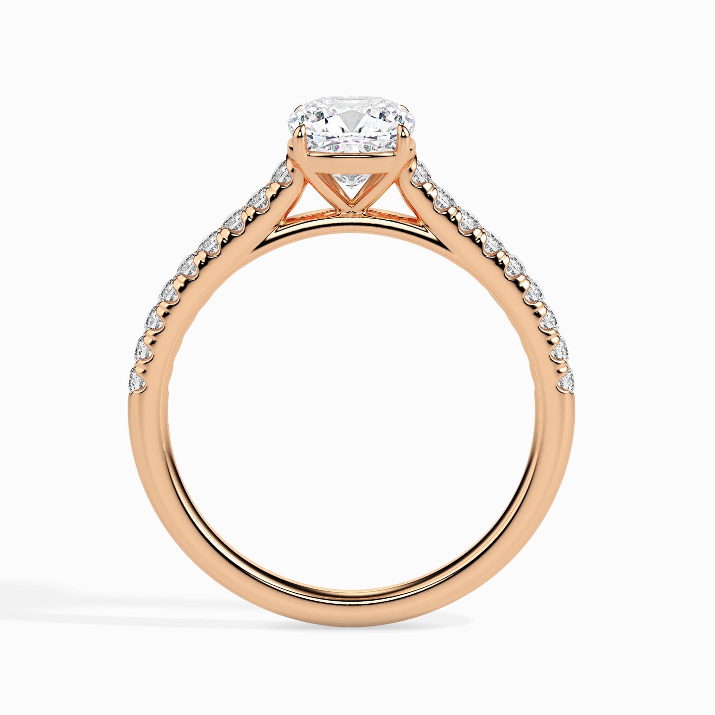 Cushion Cut Diamond Engagement Ring