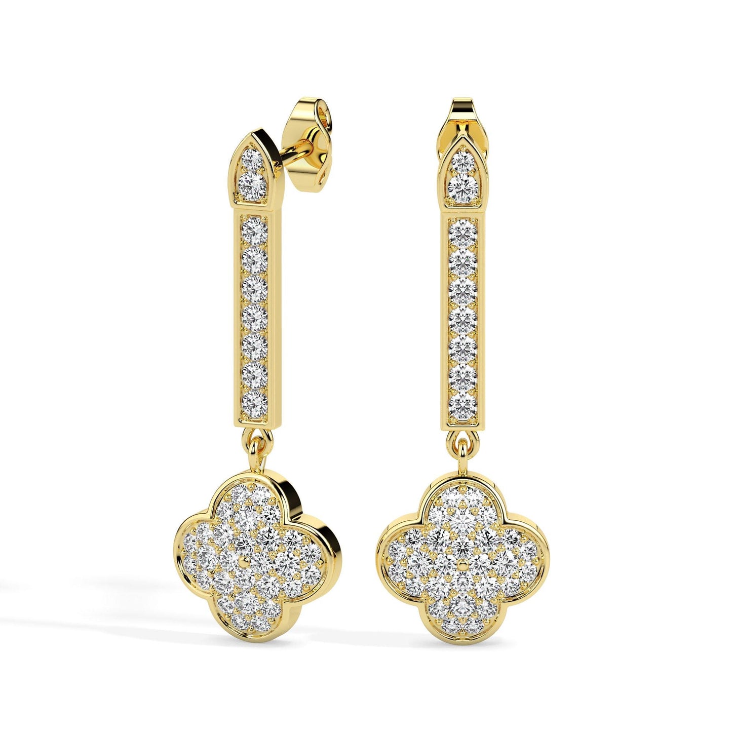 Clover Drop Earrings