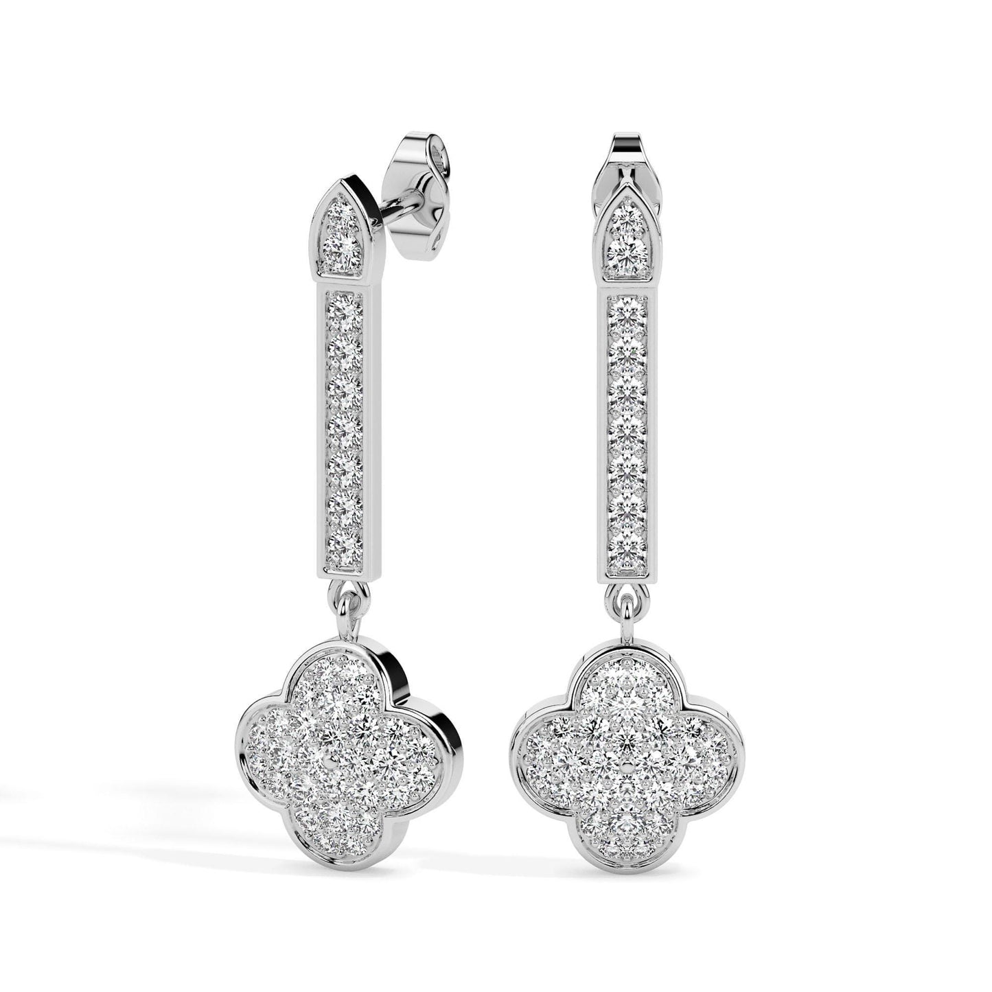 Clover Drop Earrings