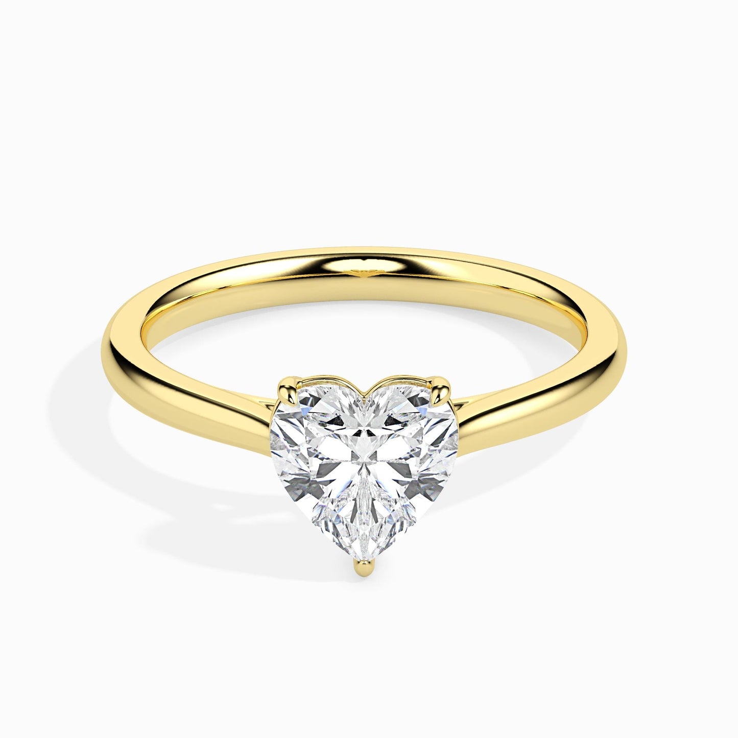 Heart Cut Solitaire Engagement Ring