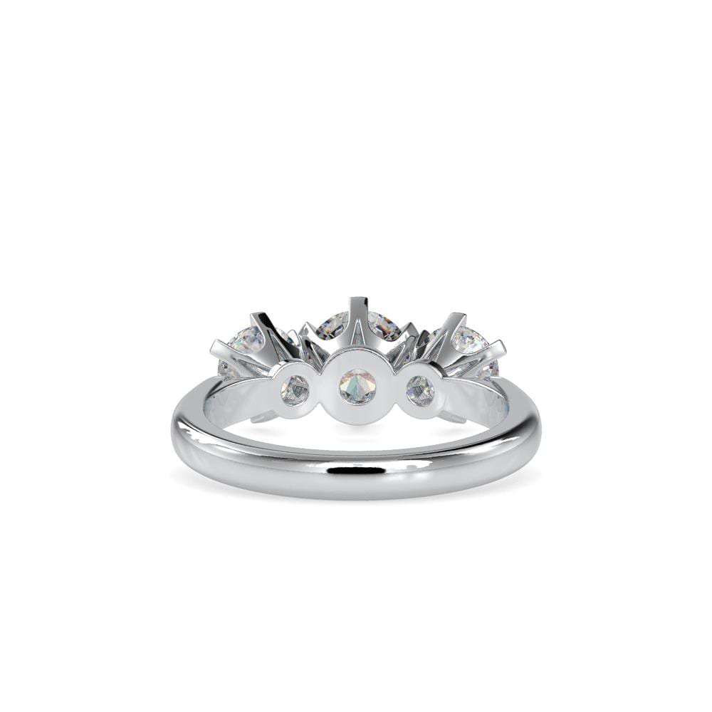 Three Stone Lab Grown Diamond Ring