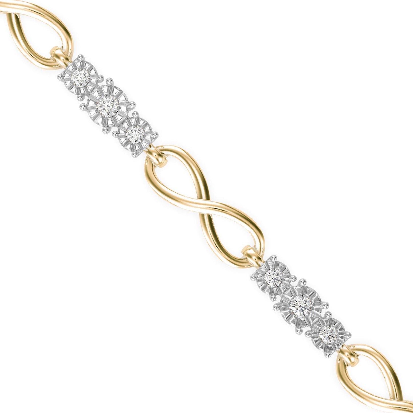 Infinity Diamond Tennis Bracelet