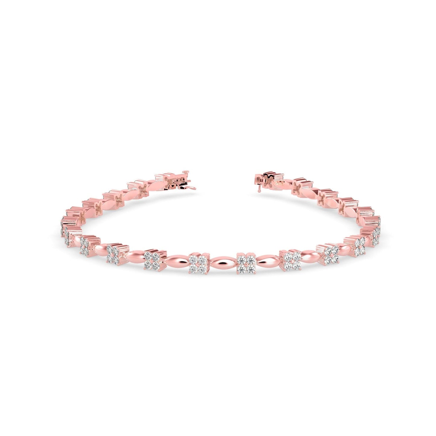 Twist Link Tennis Bracelet