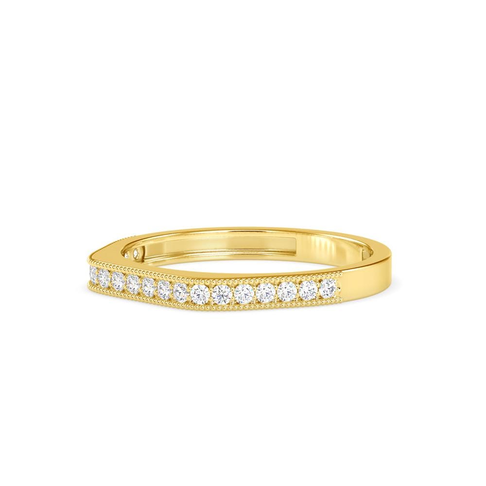 Milgrain Stackable Wedding Band