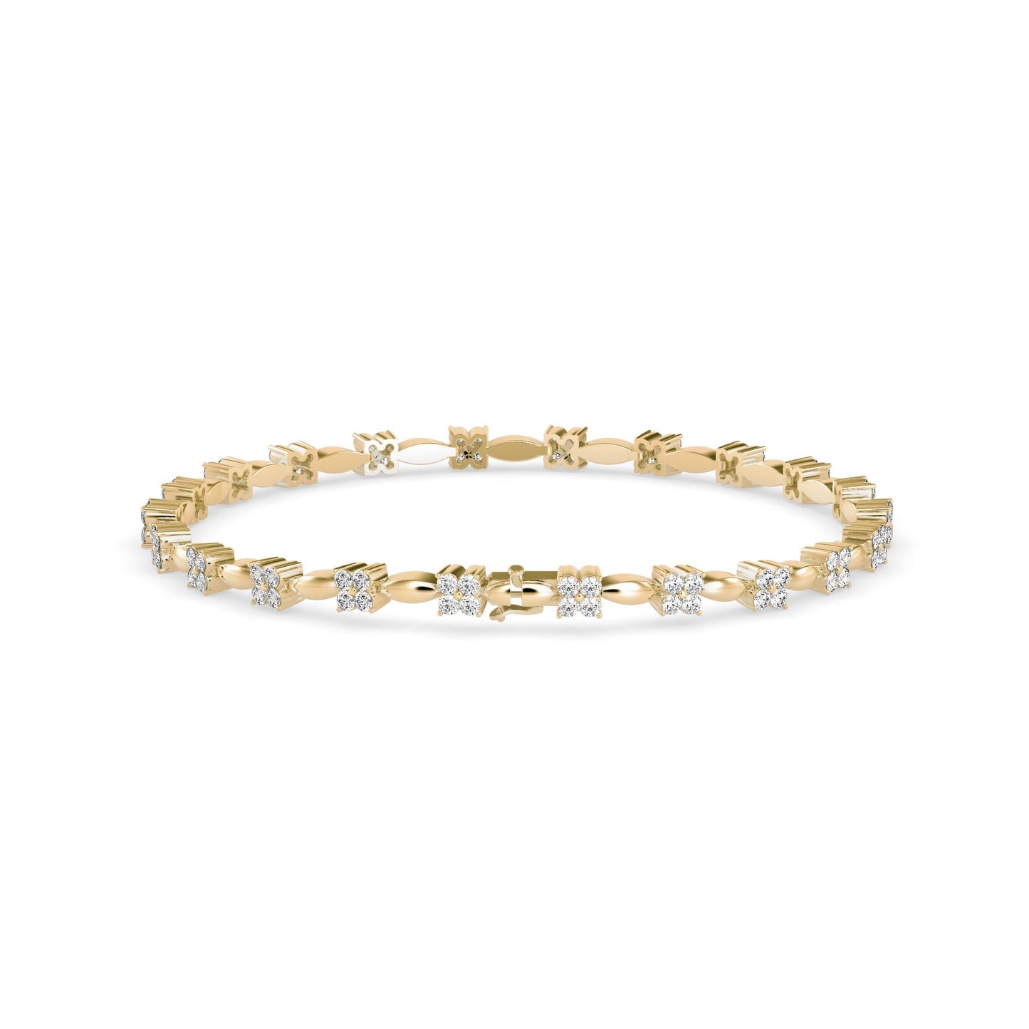 Twist Link Tennis Bracelet