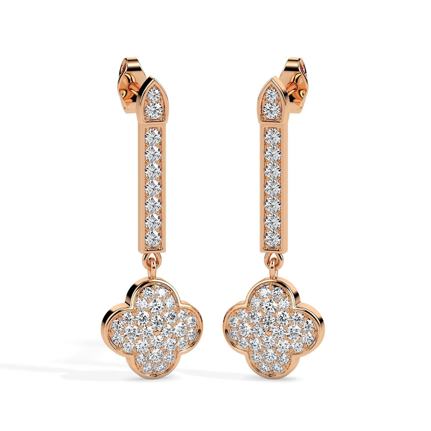 Clover Drop Earrings