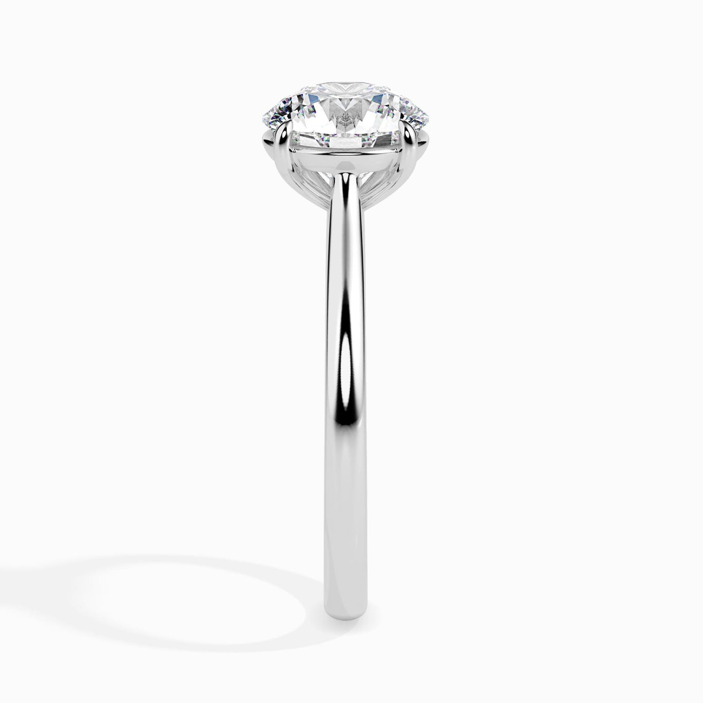 Round Cut Solitaire Ring