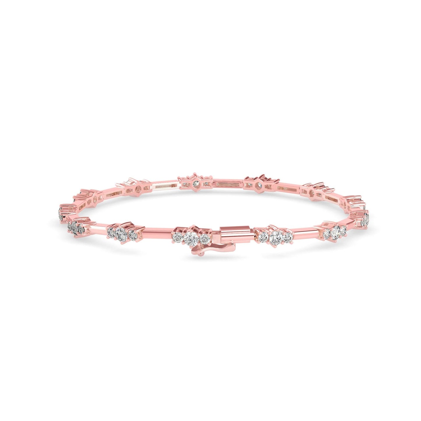 Classic Three Stone Tennis Bracelet