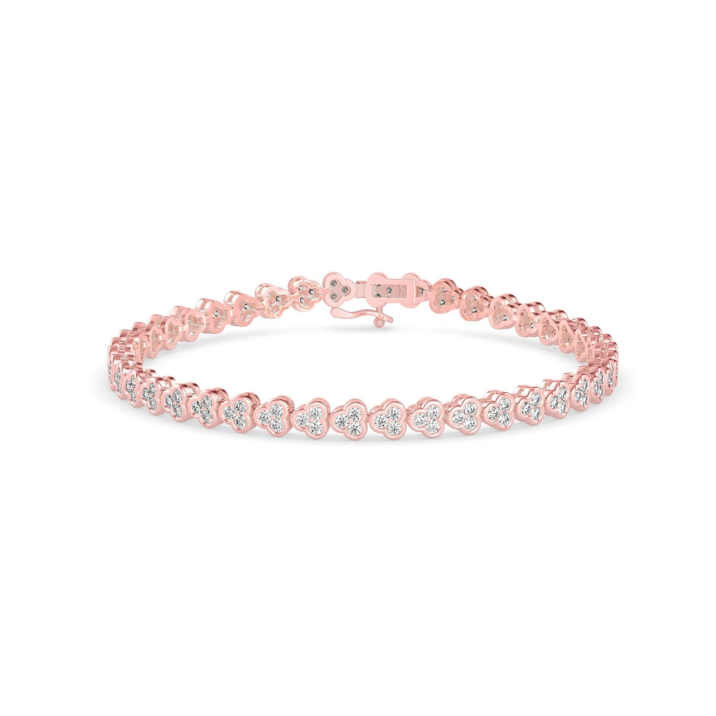 Heart Diamond Tennis Bracelet