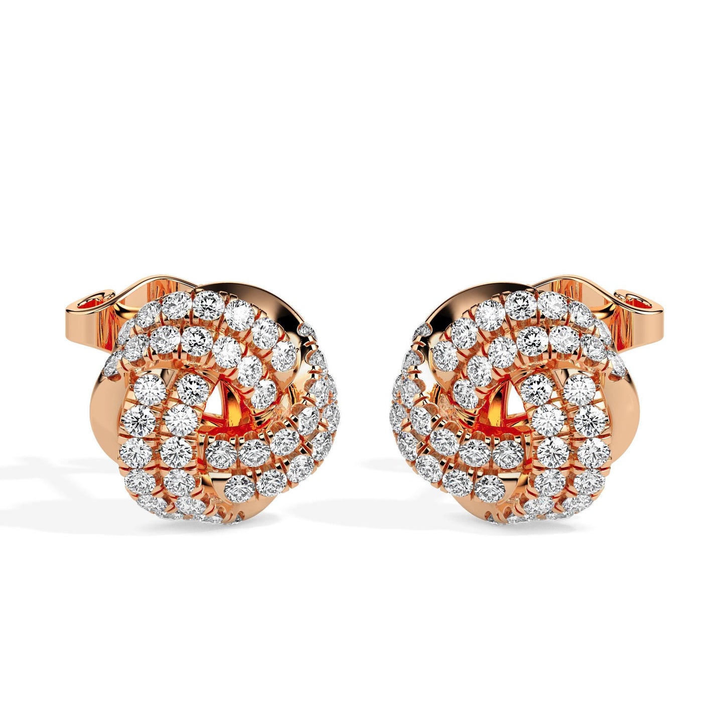 Luxury Knot Stud Earrings