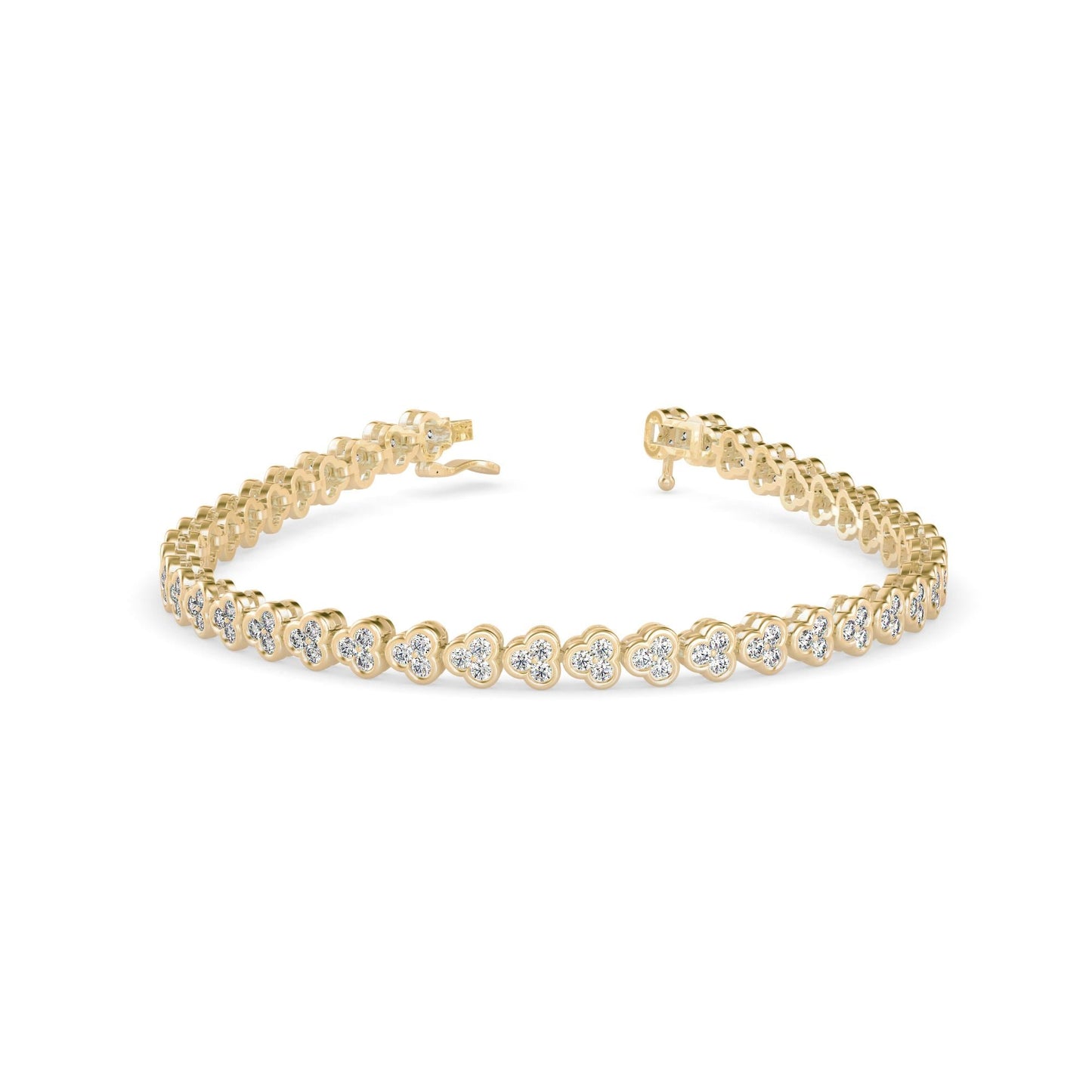 Heart Diamond Tennis Bracelet