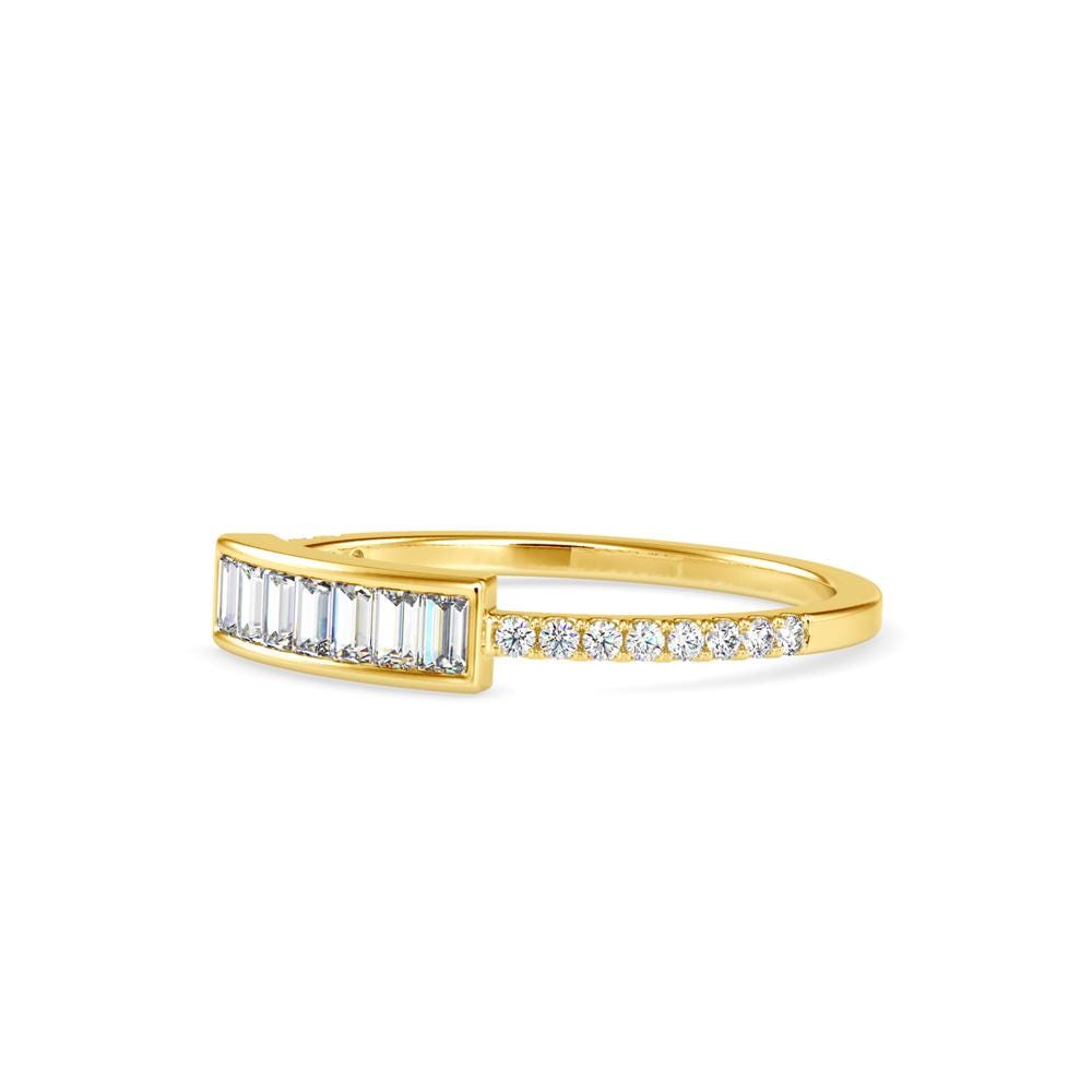 Baguette Diamond Bar Ring